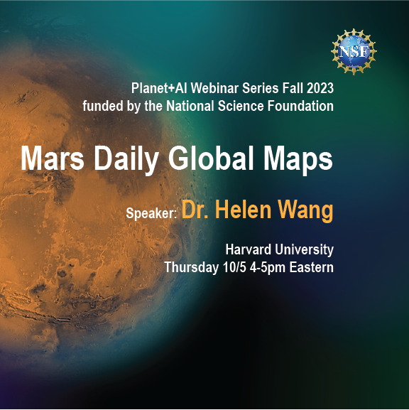 Webinar on Oct 5: Mars Daily Global Maps