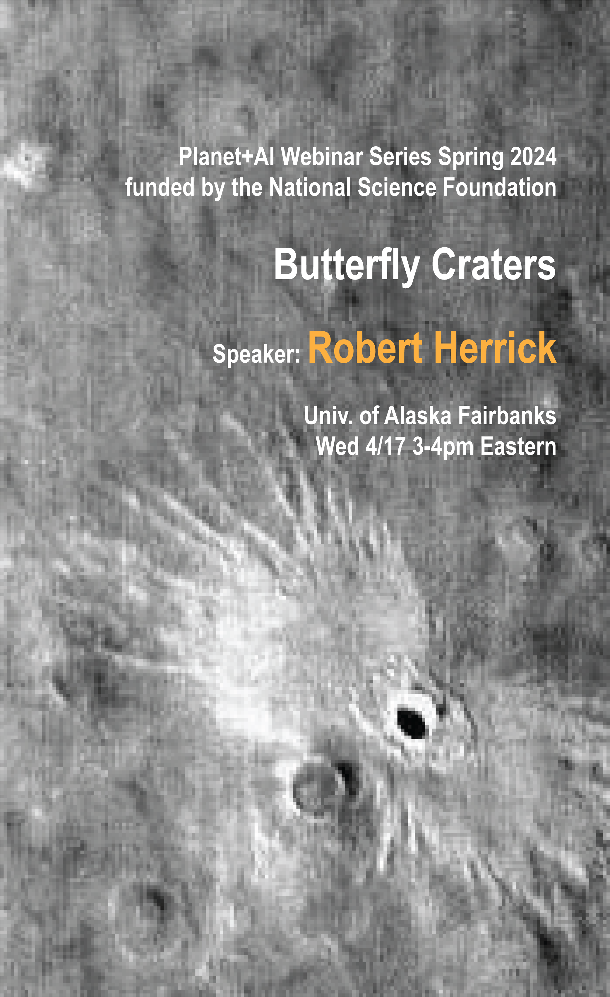 Webinar on April 17: Butterfly Craters